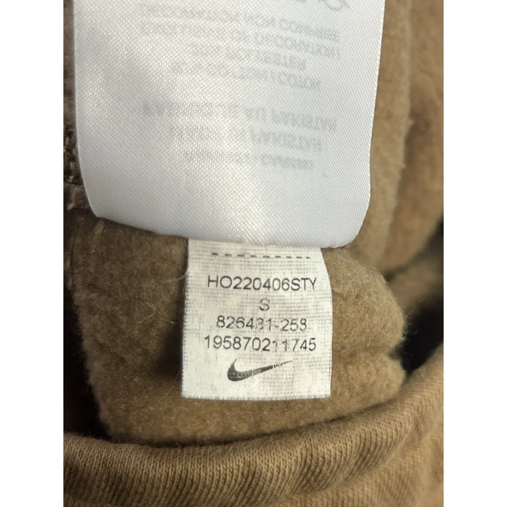 Nike Sweat Pants Light Brown Men's Size SMALL Standard Fit Taper Leg Joggers